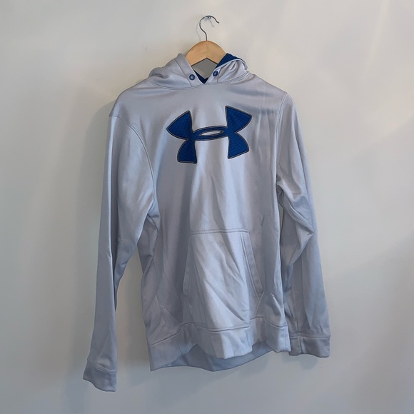 Under Armour Other - Under Armour Gray & Blue Hoodie size S